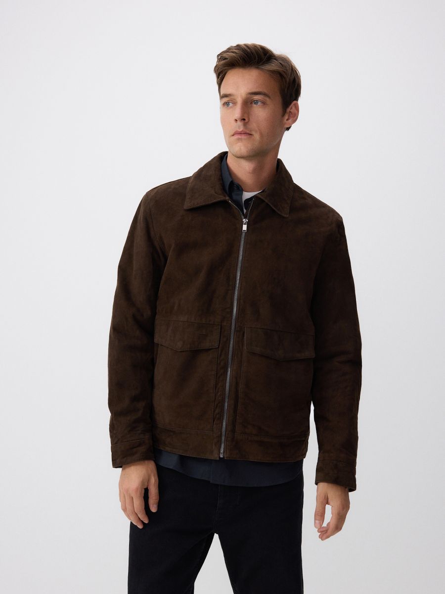 MEN`S OUTER JACKET - dark brown - RESERVED - 2