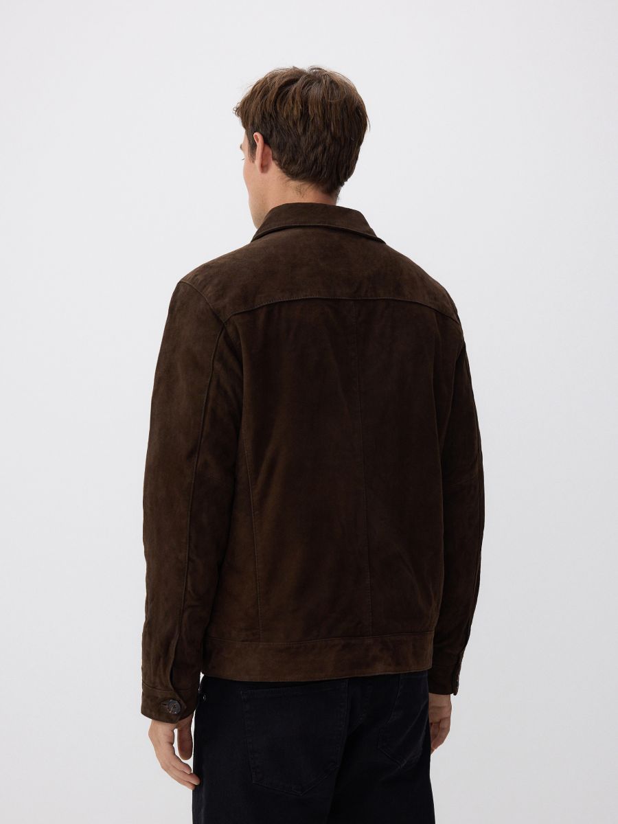 MEN`S OUTER JACKET - dark brown - RESERVED - 3