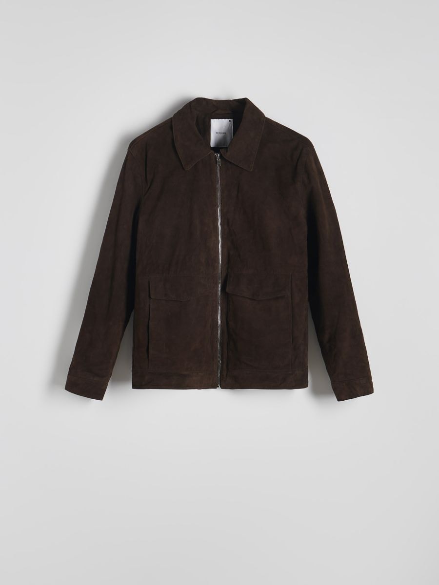MEN`S OUTER JACKET - dark brown - RESERVED - 5