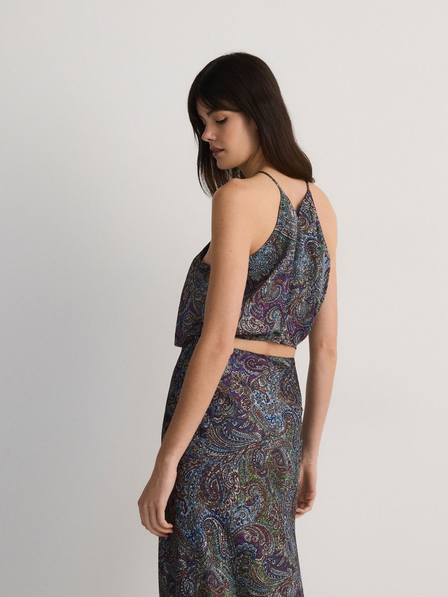 Halter top - indigo - RESERVED - 4