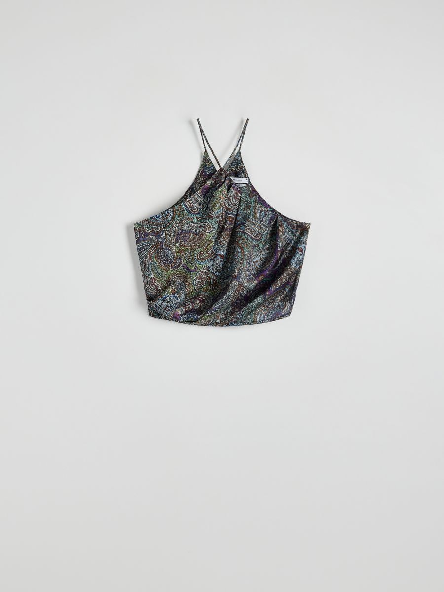 Halter top - indigo - RESERVED - 5