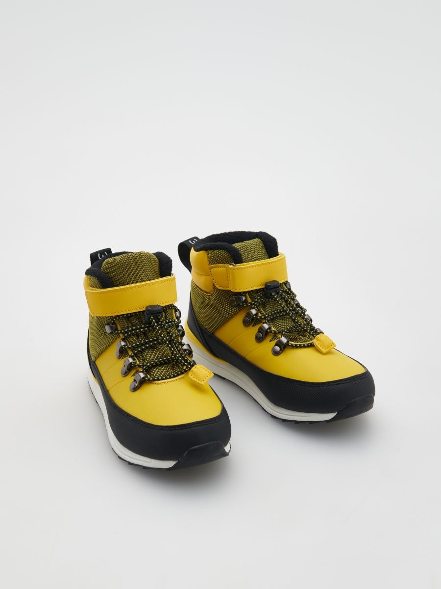 Buty trekingowe za kostkę - żółty - RESERVED