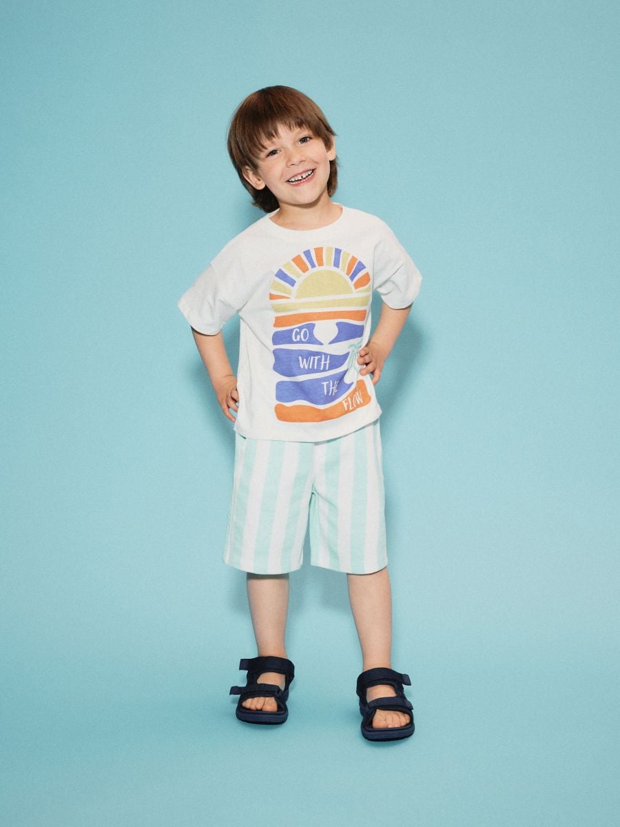 T-shirt with print - cream - RESERVED - 4