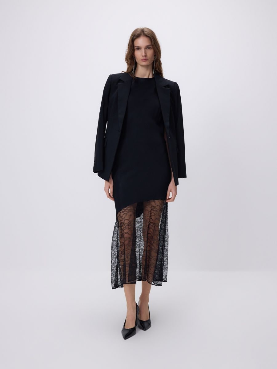 LADIES` DRESS - μαυρο - RESERVED