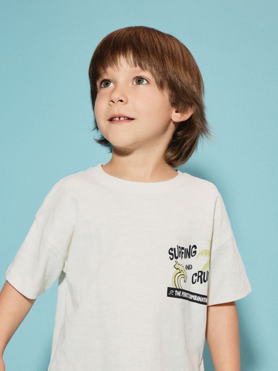 Ensemble en coton majoritaire - crème - RESERVED - 5