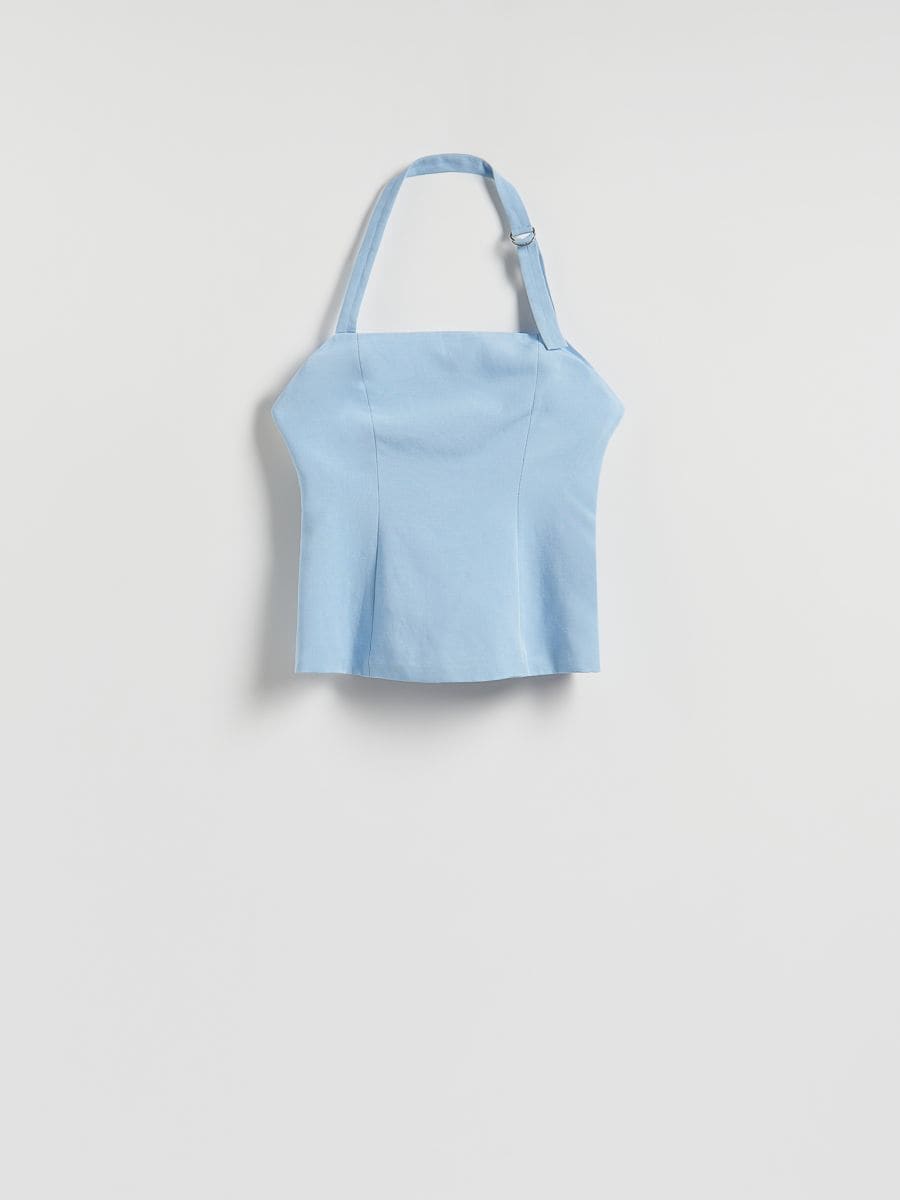 LADIES` BLOUSE - hellblau - RESERVED