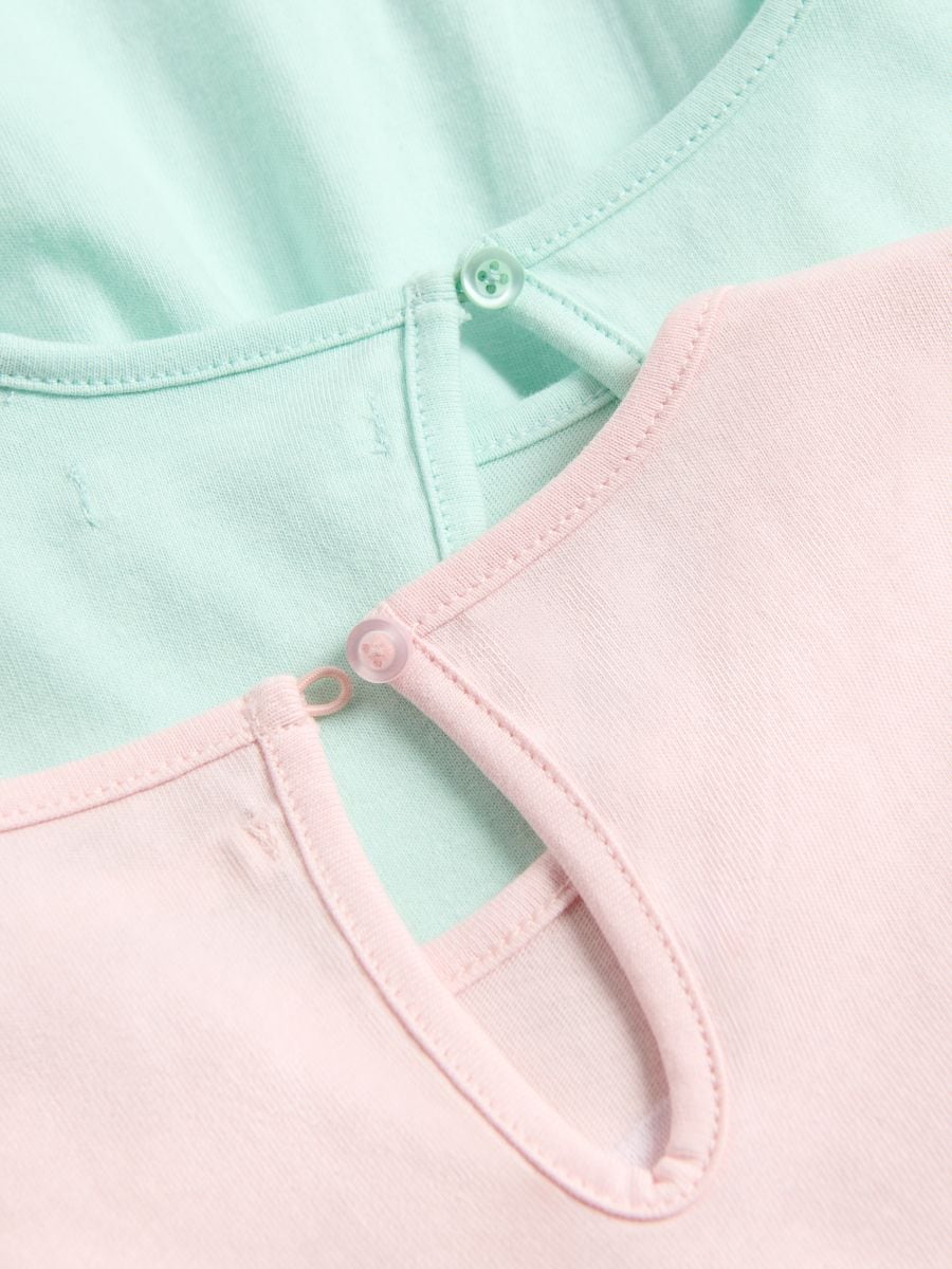 Plain dress - pale turquoise - RESERVED - 2