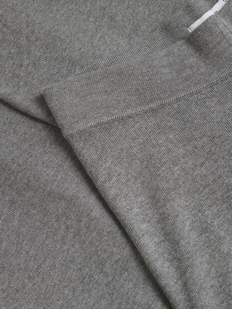 Loose trousers with viscose - mid grey - RESERVED - 7