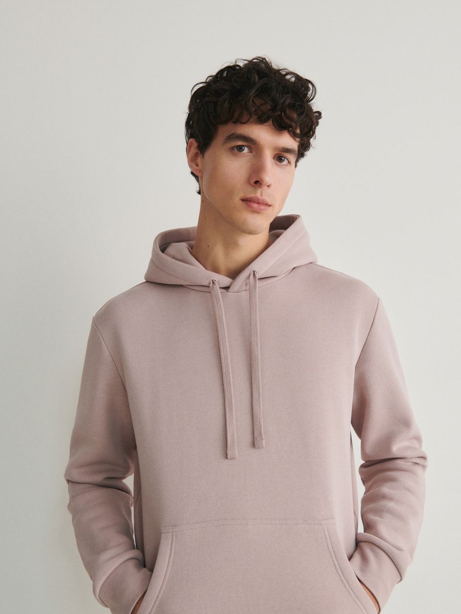 Plain hoodie - dusty rose - RESERVED - 2