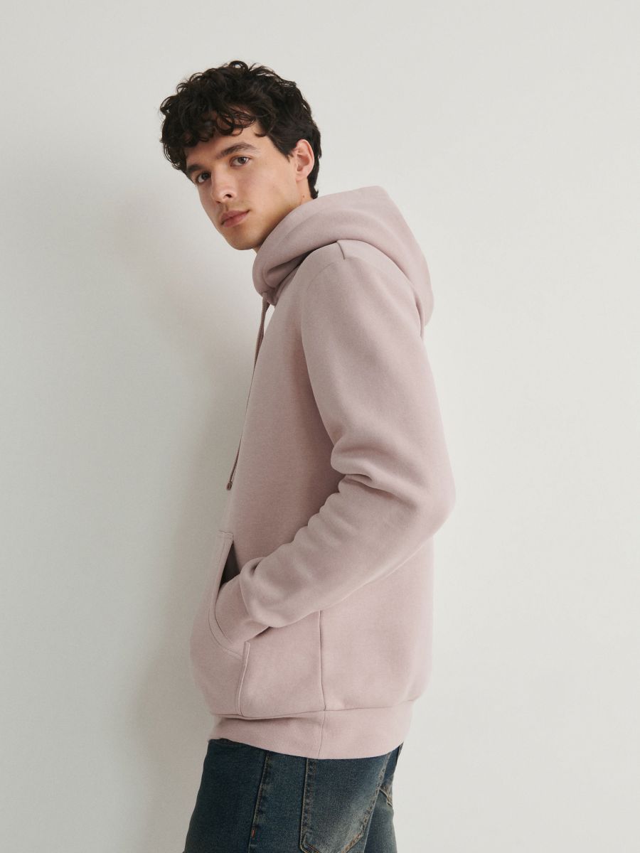 Plain hoodie - dusty rose - RESERVED - 3