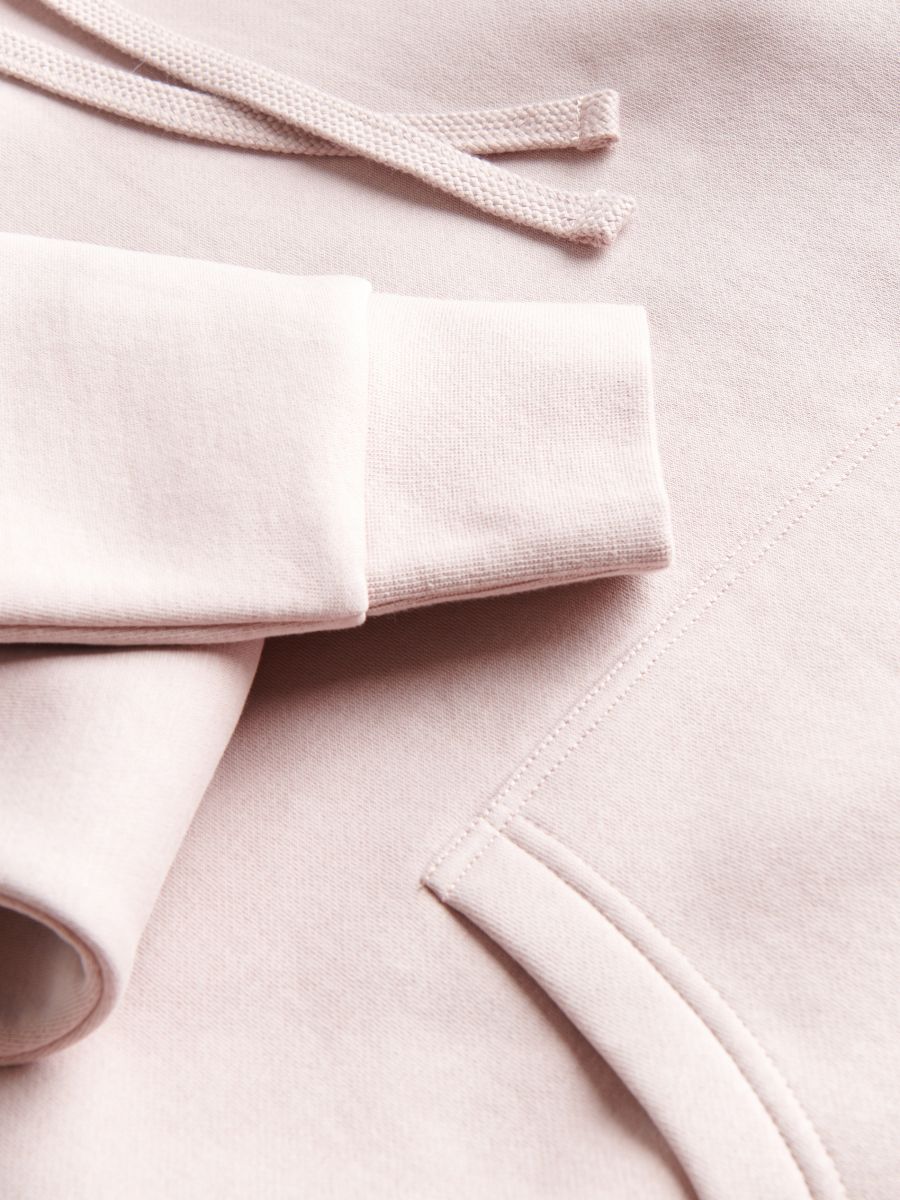 Plain hoodie - dusty rose - RESERVED - 5