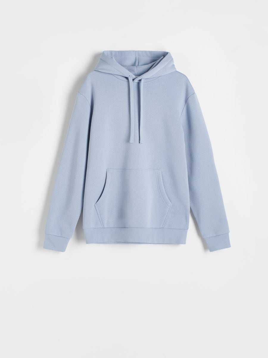Plain hoodie - blue - RESERVED - 5
