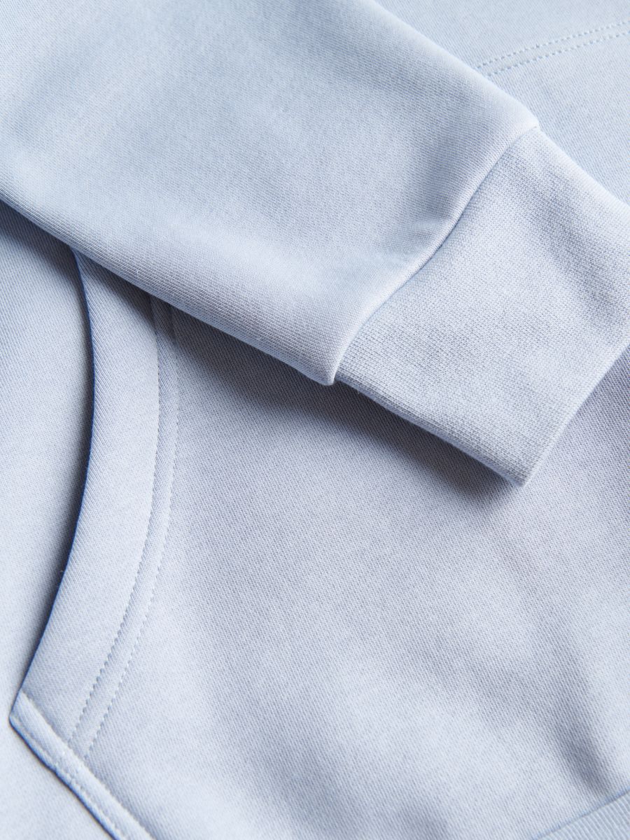 Plain hoodie - blue - RESERVED - 6