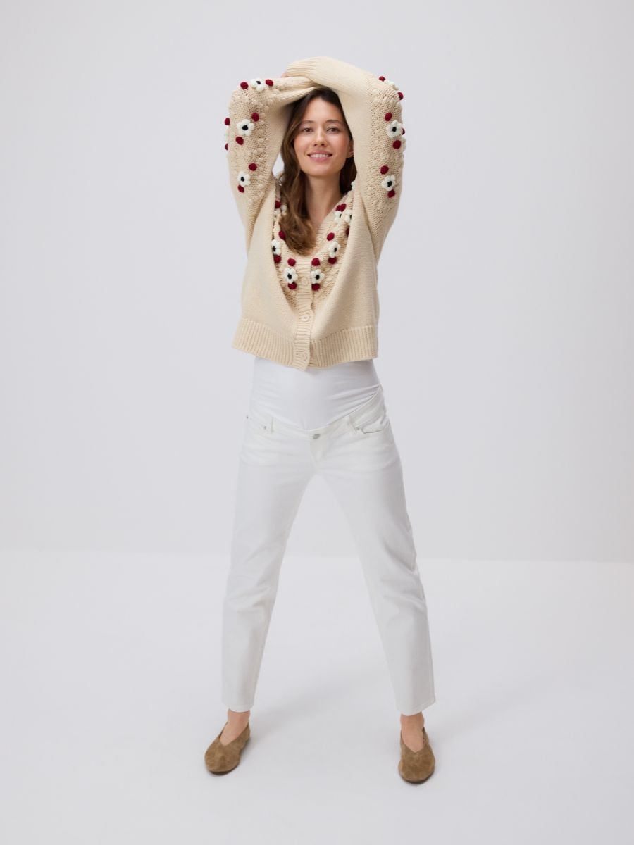 LADIES` SWEATER - multicolor - RESERVED - 3