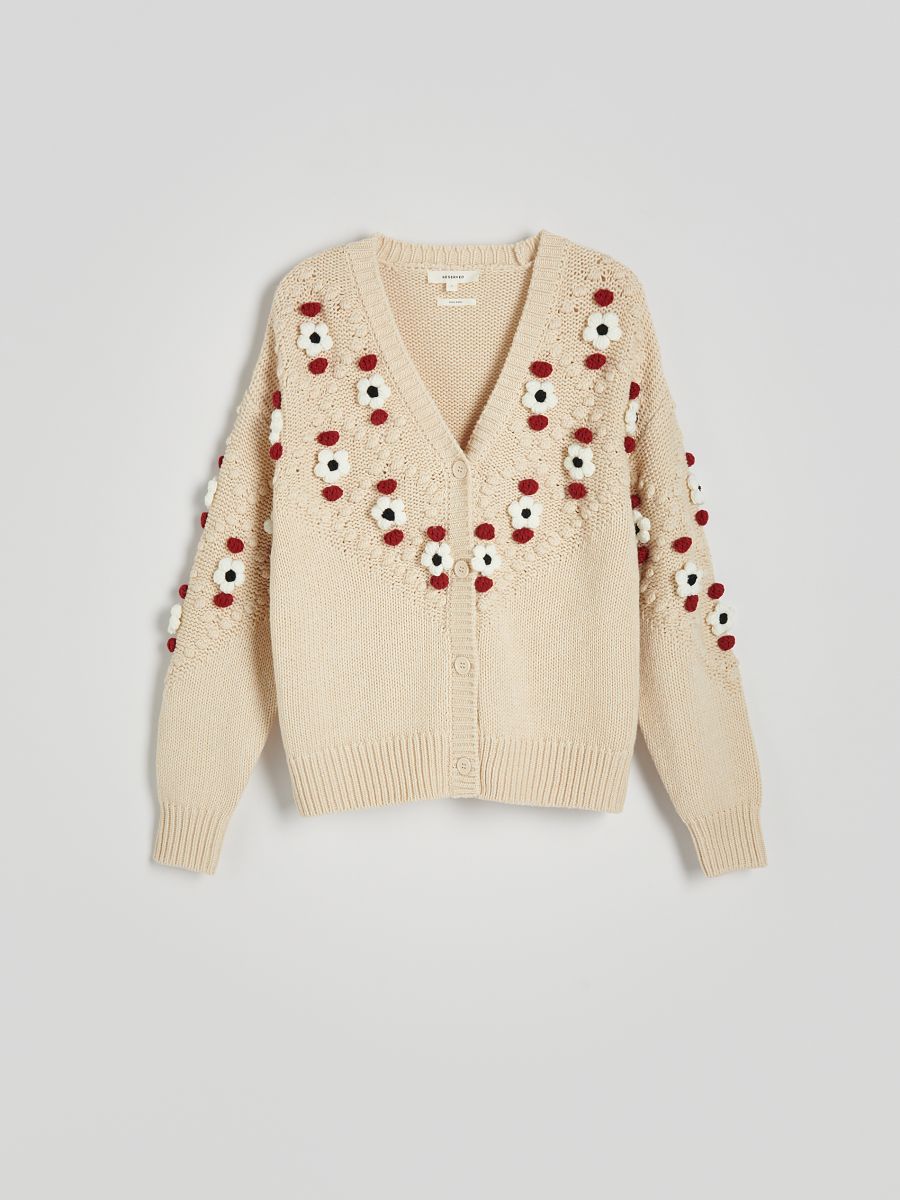 LADIES` SWEATER - multicolor - RESERVED - 5