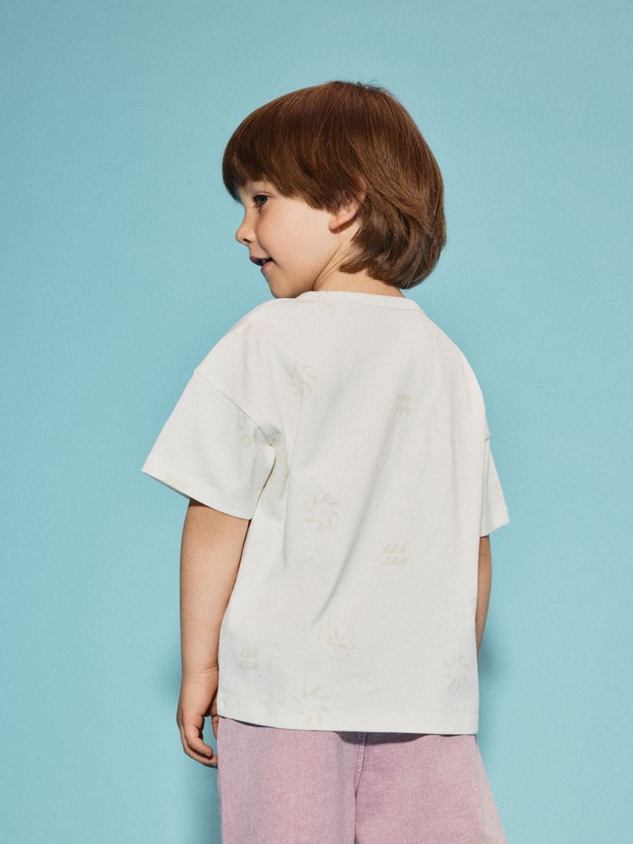 T-shirt with print - cream - RESERVED - 3