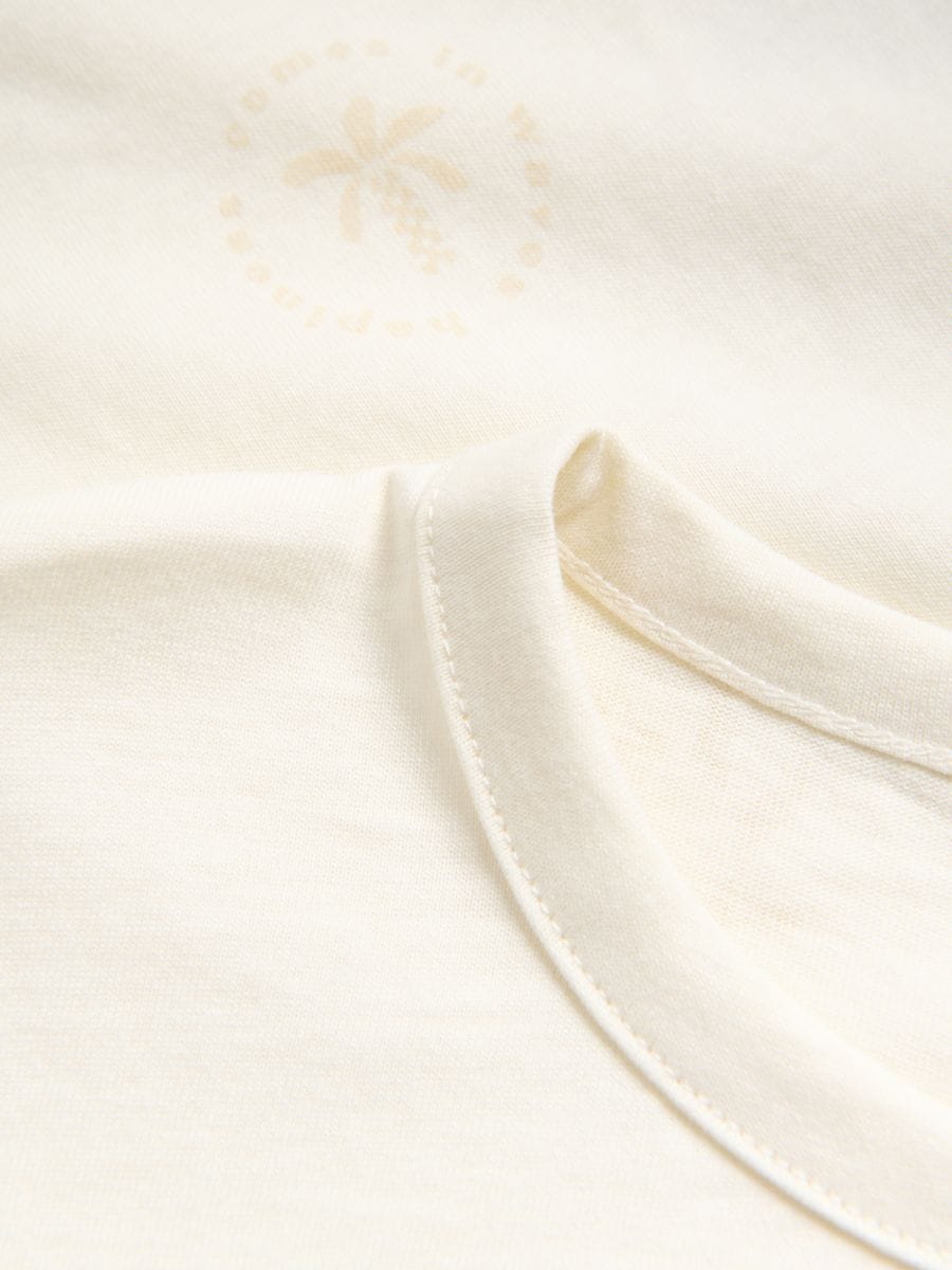 T-shirt with print - cream - RESERVED - 4