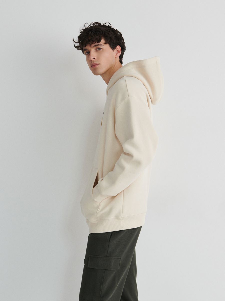 Hoodie - cream - RESERVED - 7