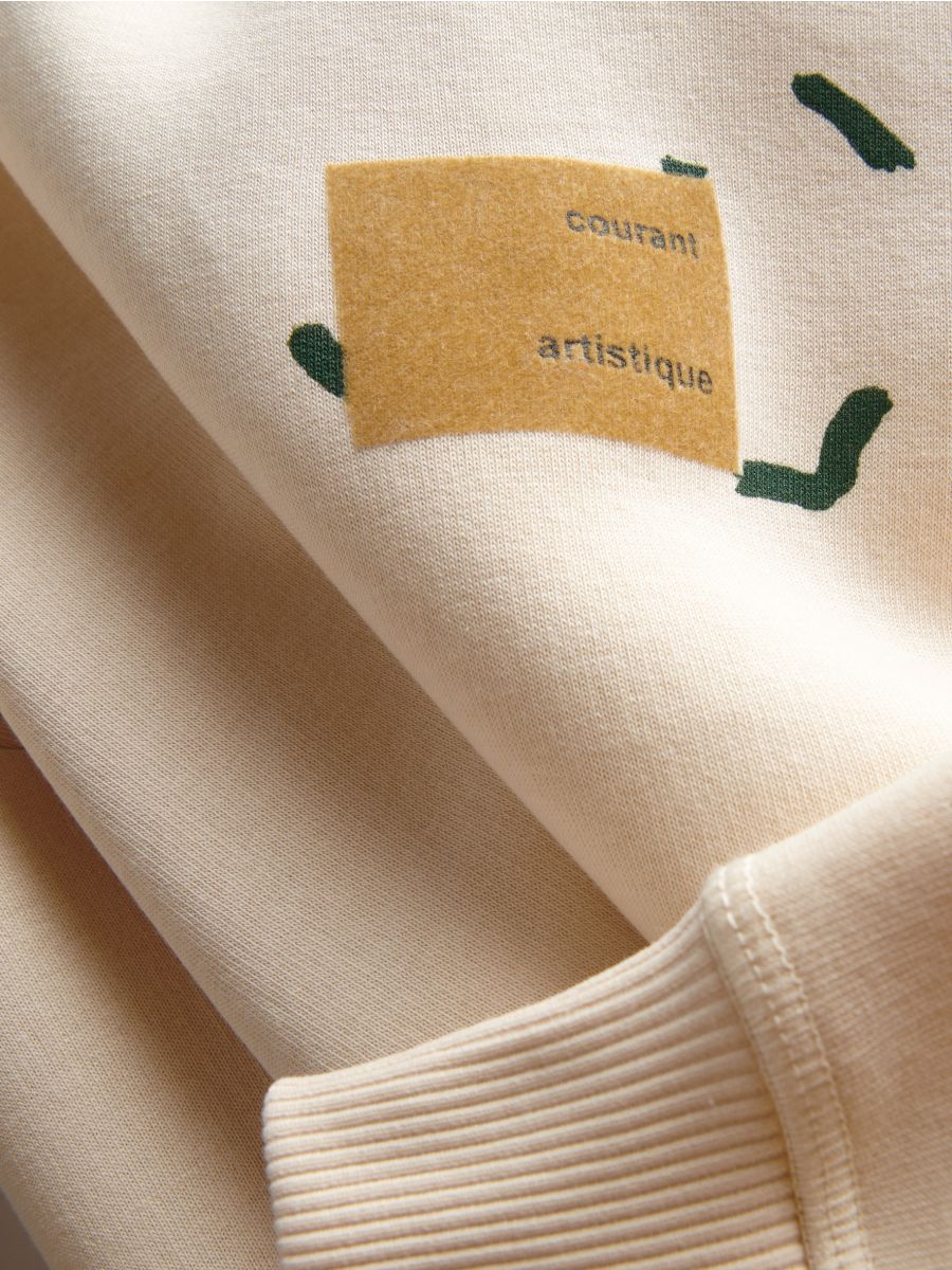 Hoodie - cream - RESERVED - 4