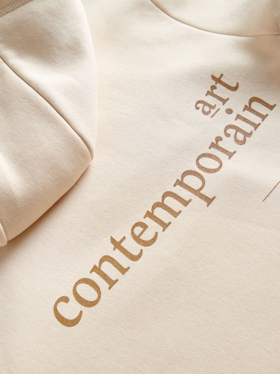 Hoodie - cream - RESERVED - 5
