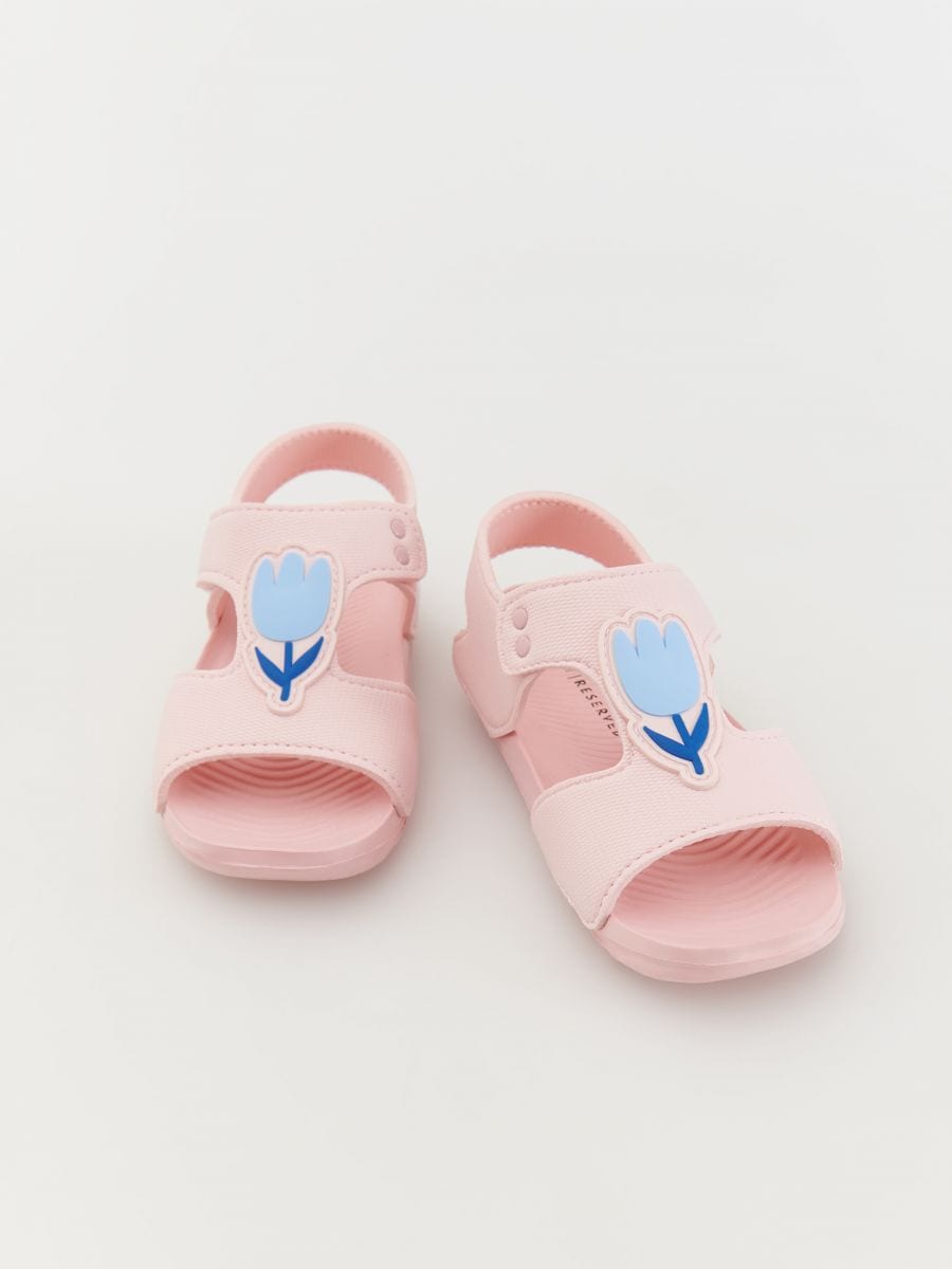 Foam sandals - pastel pink - RESERVED