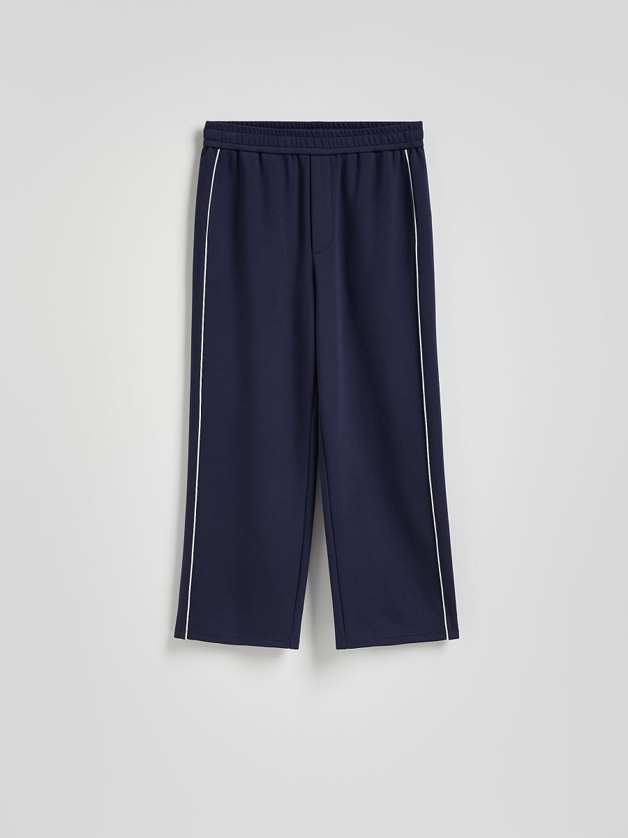 Spodnie loose fit - granatowy - RESERVED