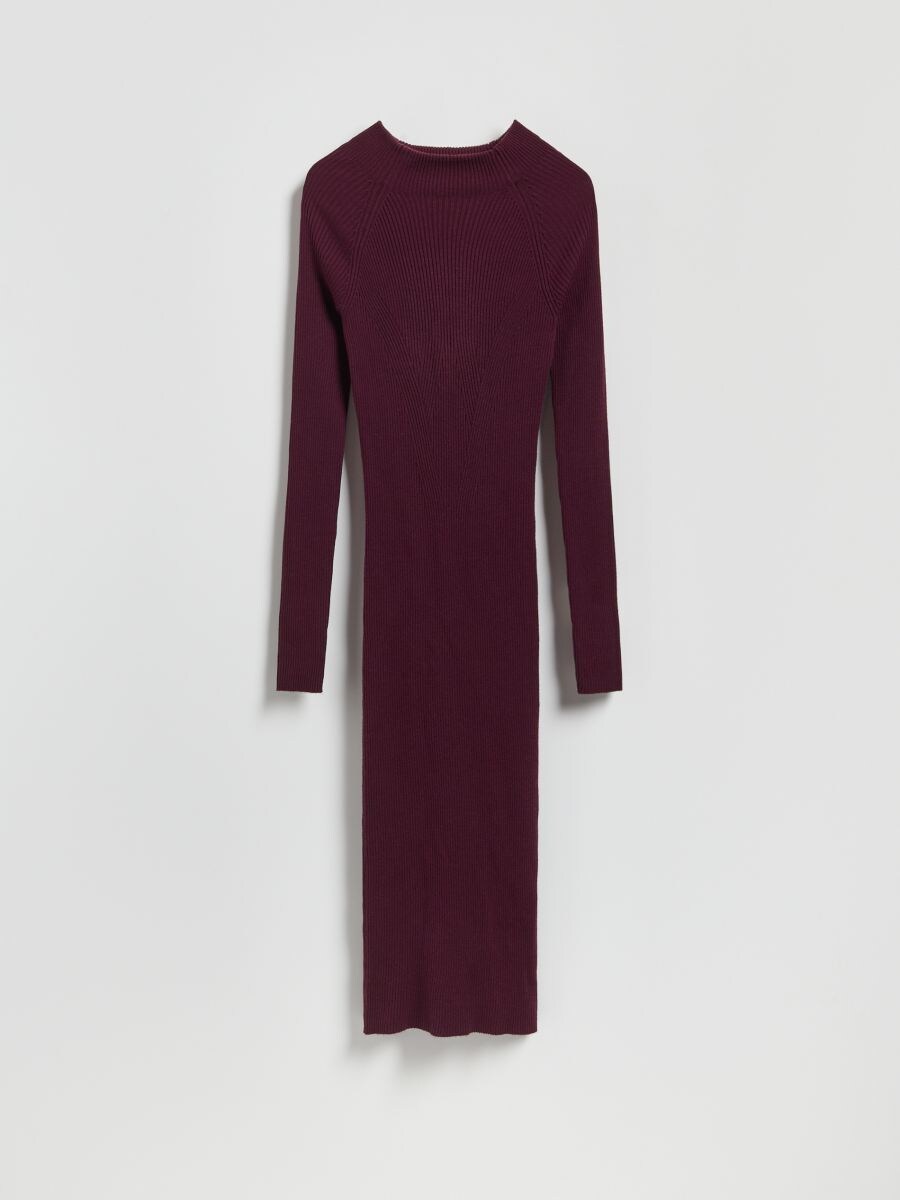 LADIES` DRESS - maroon - RESERVED