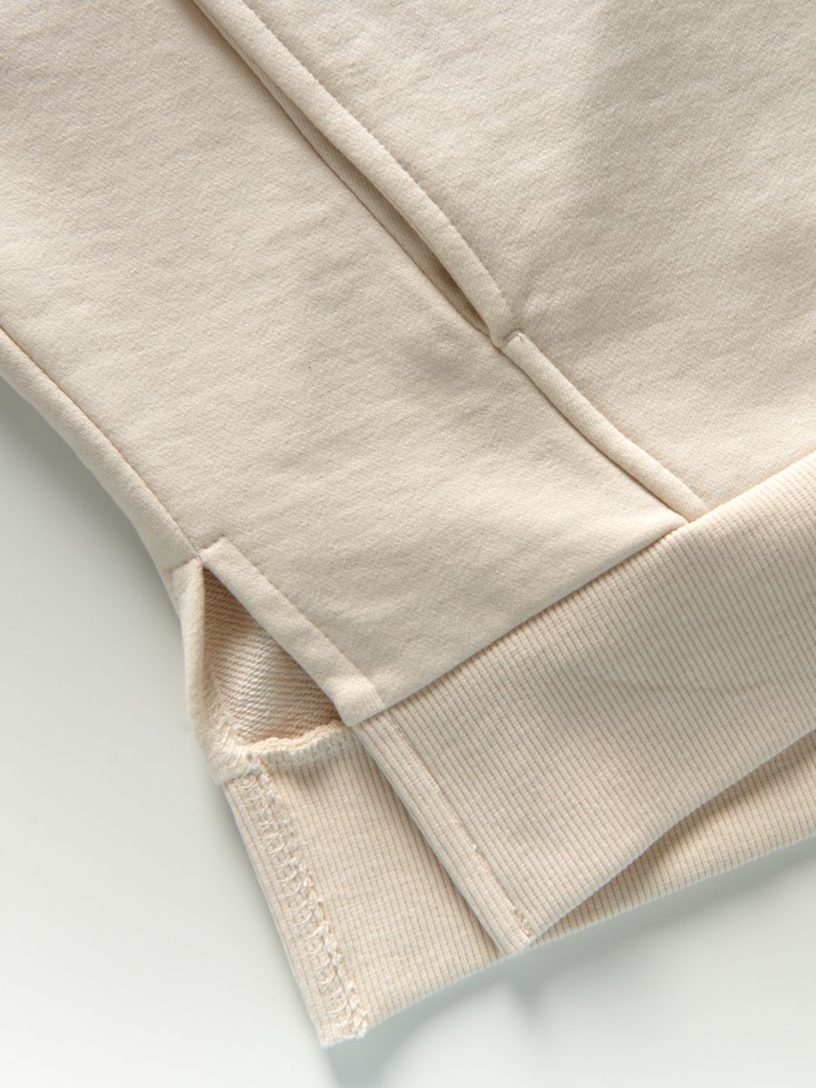Felpa oversize semplice - panna - RESERVED - 6
