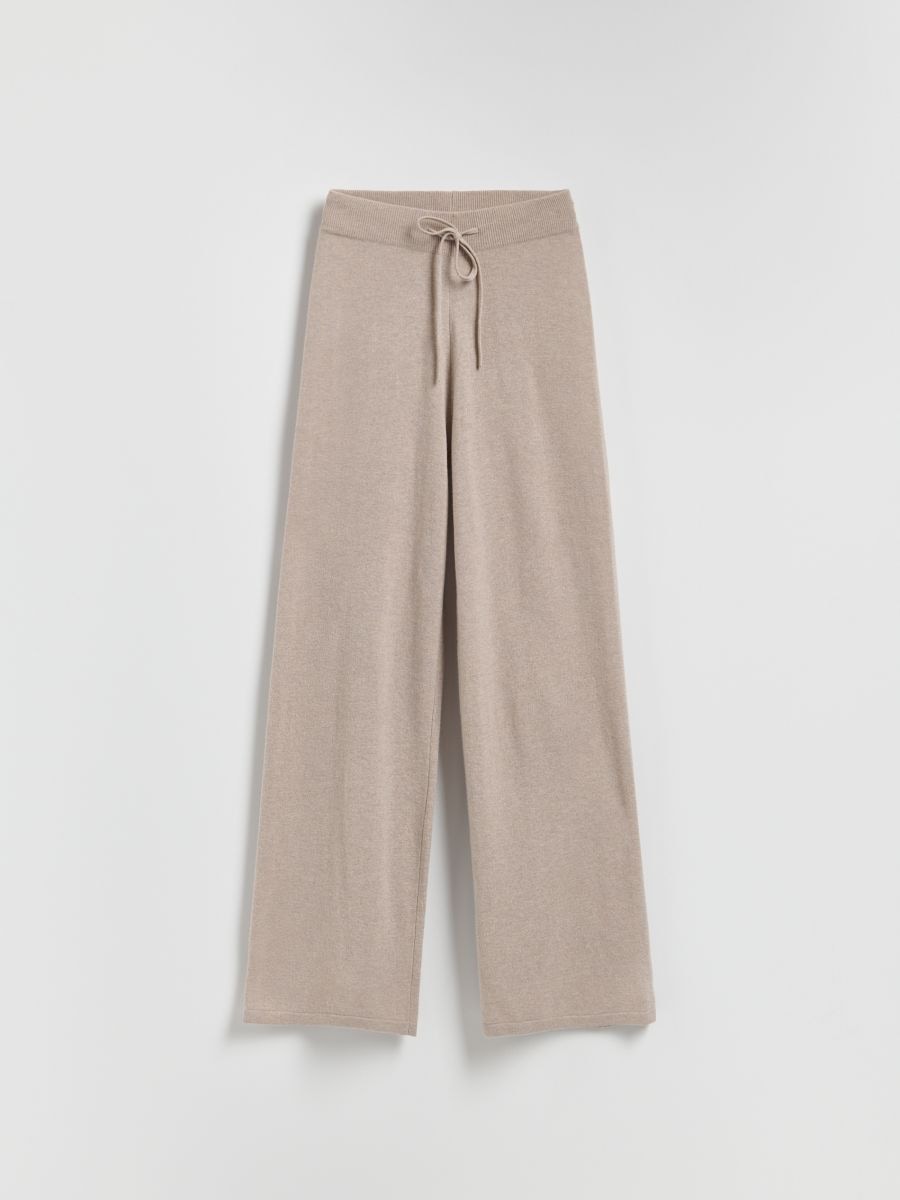 LADIES` TROUSERS - бежевий - RESERVED