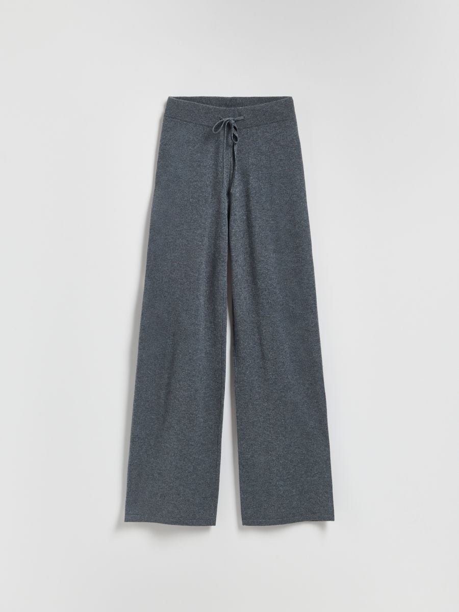 LADIES` TROUSERS - темно-сірий - RESERVED