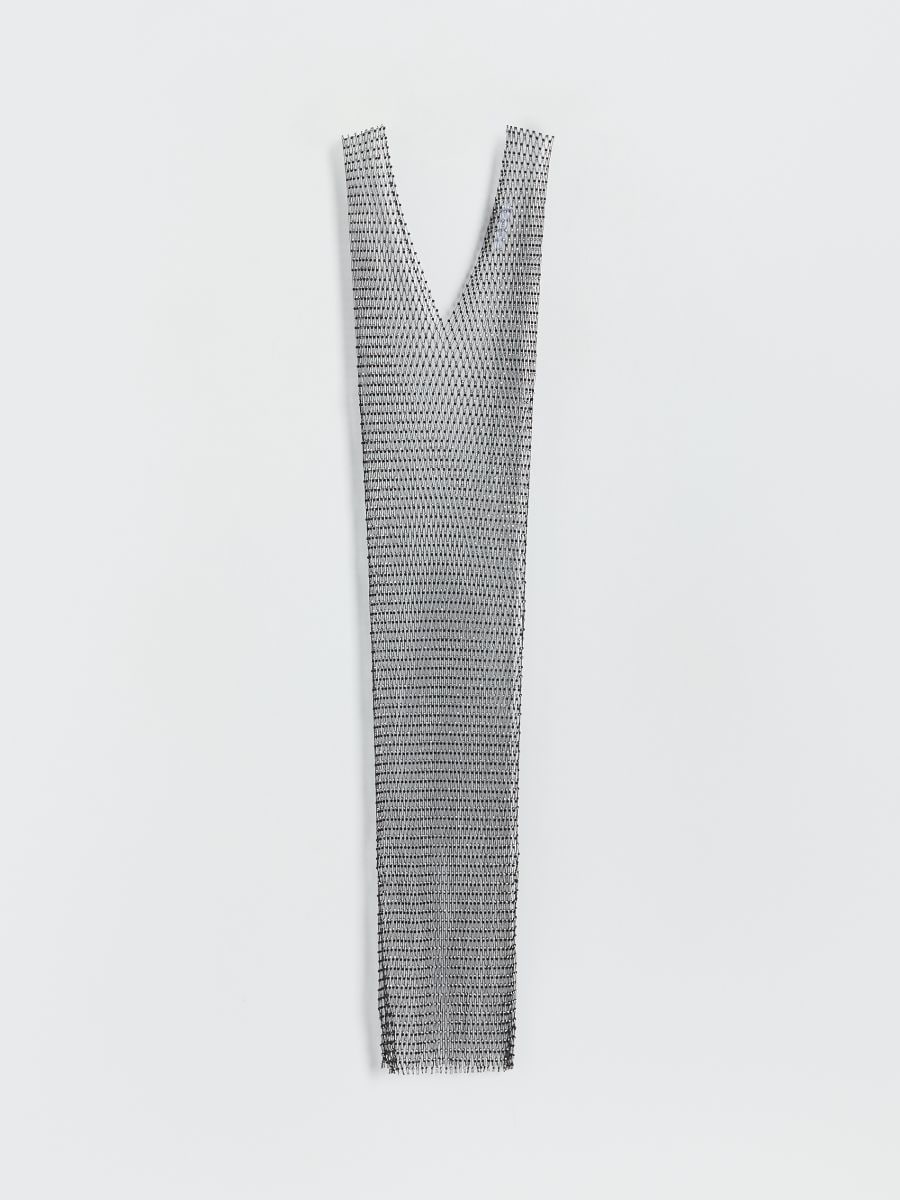 Kleid aus Mesh - schwarz - RESERVED - 4