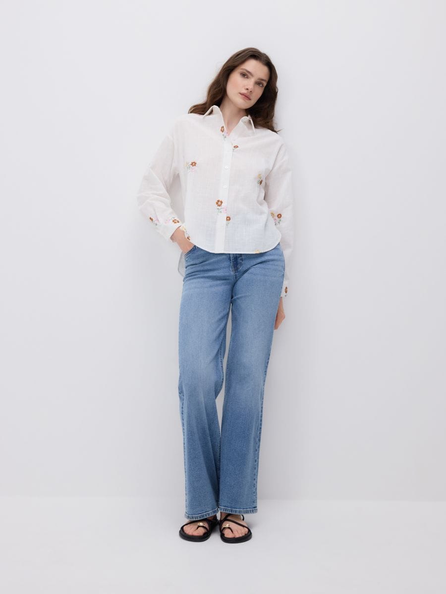 Camicia con ricamo - multicolore - RESERVED - 4