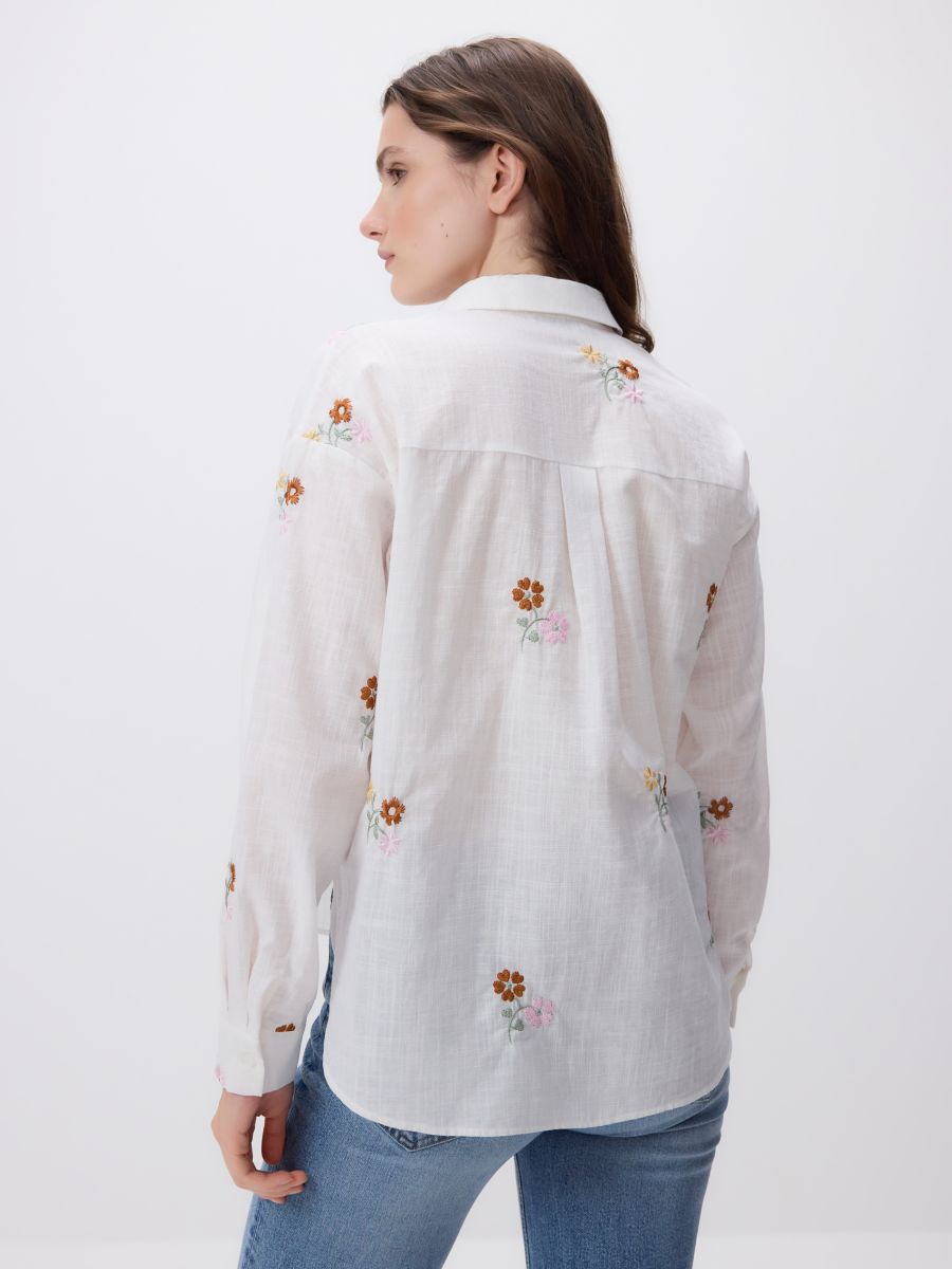 Camicia con ricamo - multicolore - RESERVED - 5