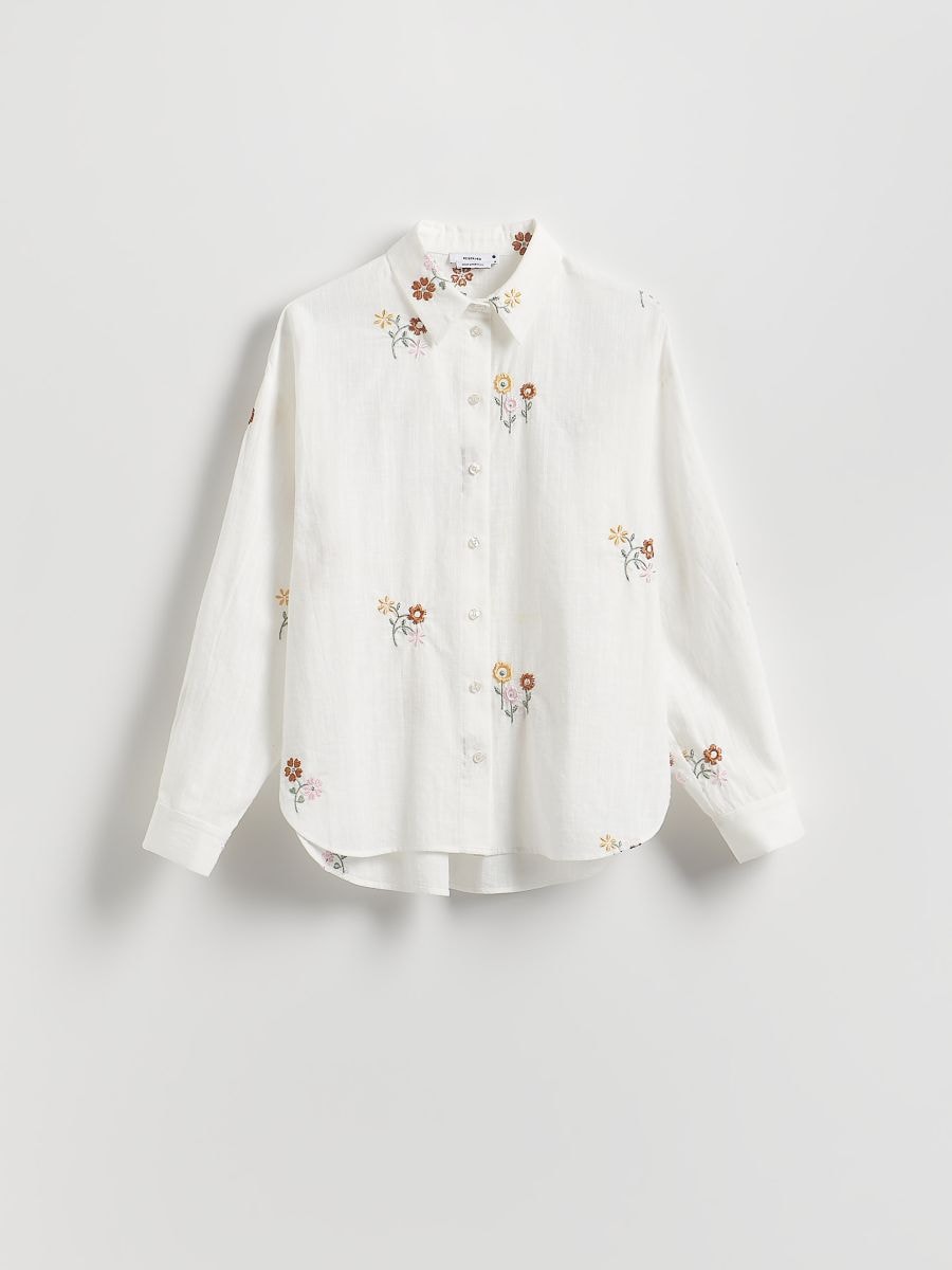 Camicia con ricamo - multicolore - RESERVED - 6