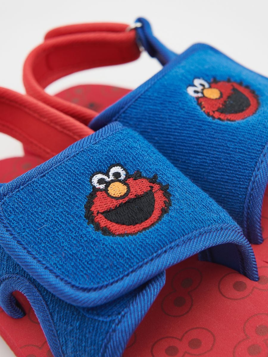 Elmo sliders with Velcro fastening - red - RESERVED - 3