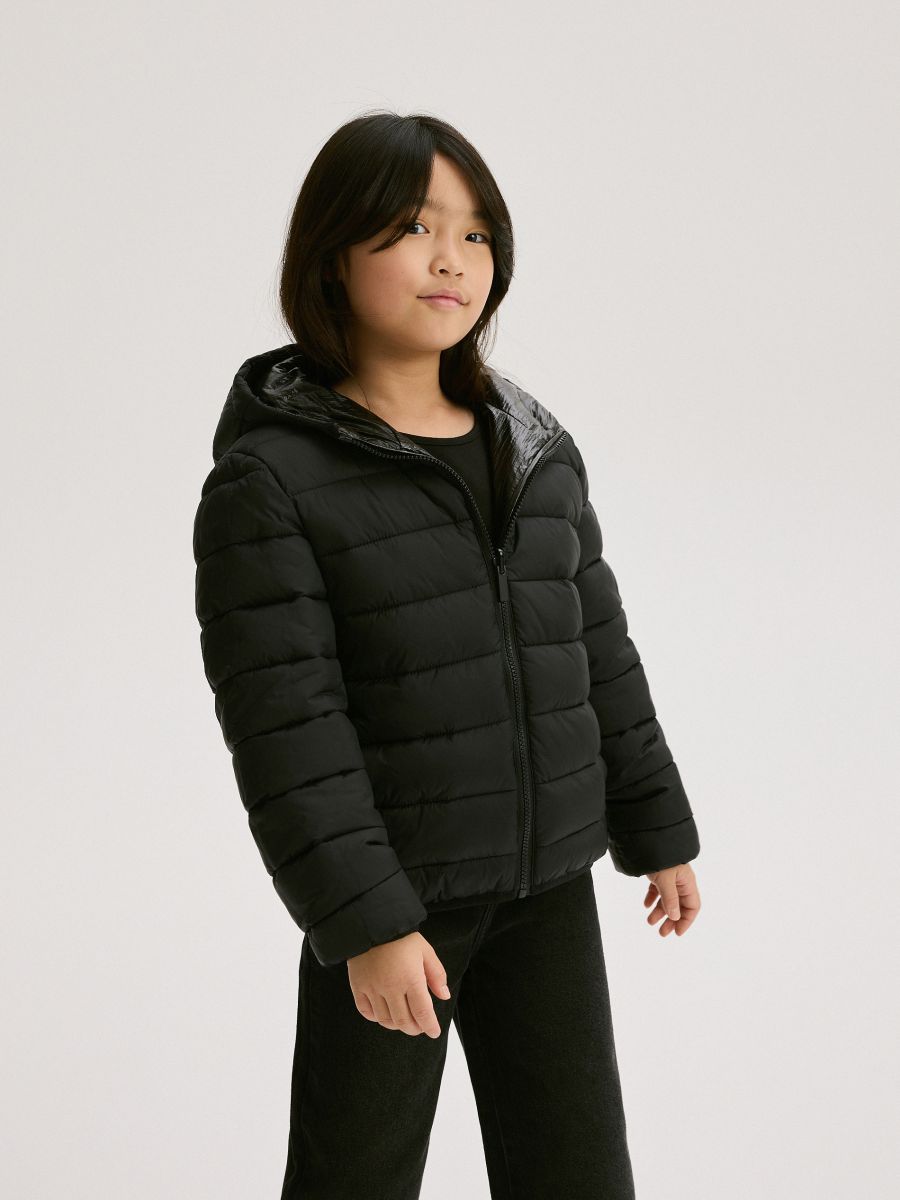Jacket with sheen - black - RESERVED - 2