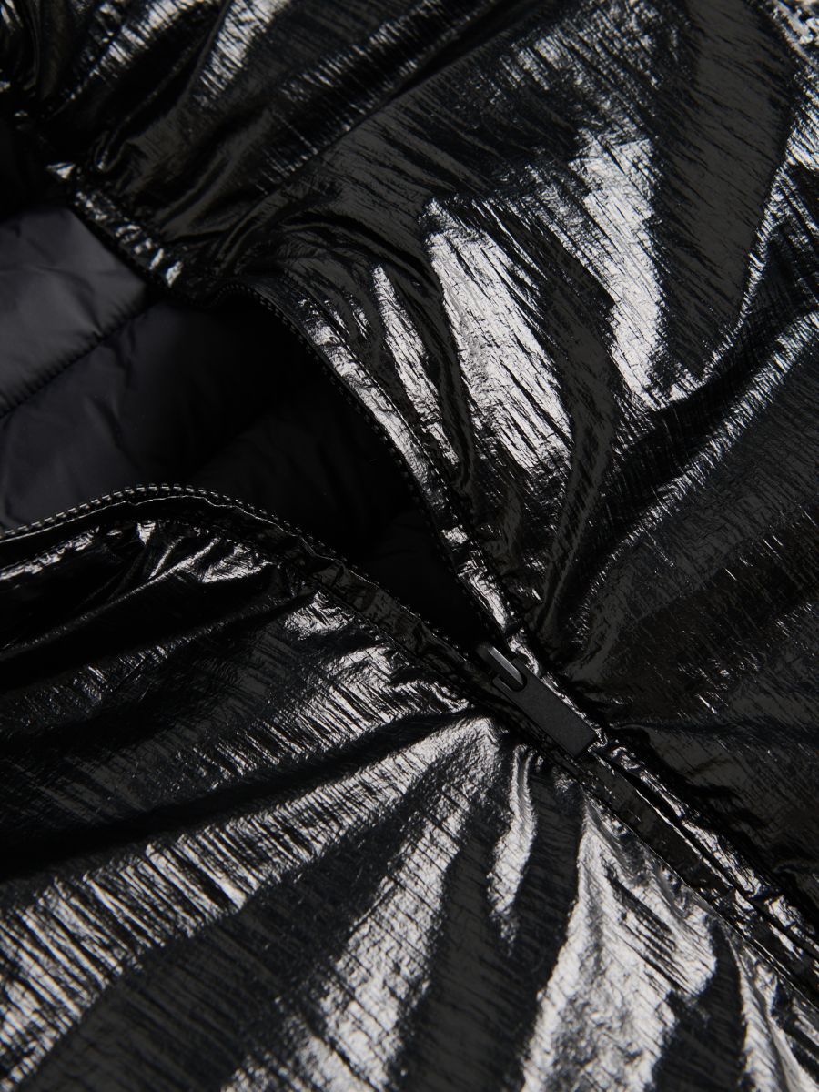 Jacket with sheen - black - RESERVED - 7