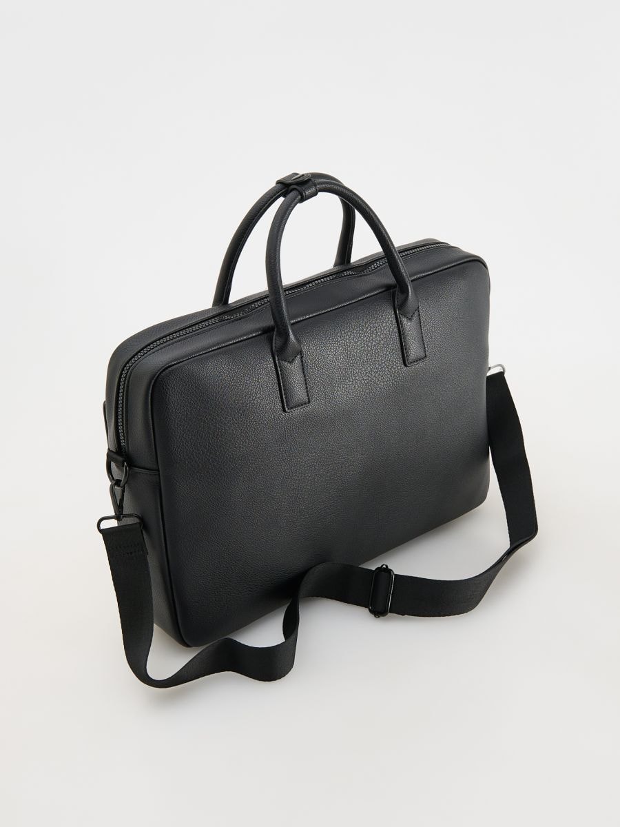 Shoulder bag with handles - black - RESERVED - 2