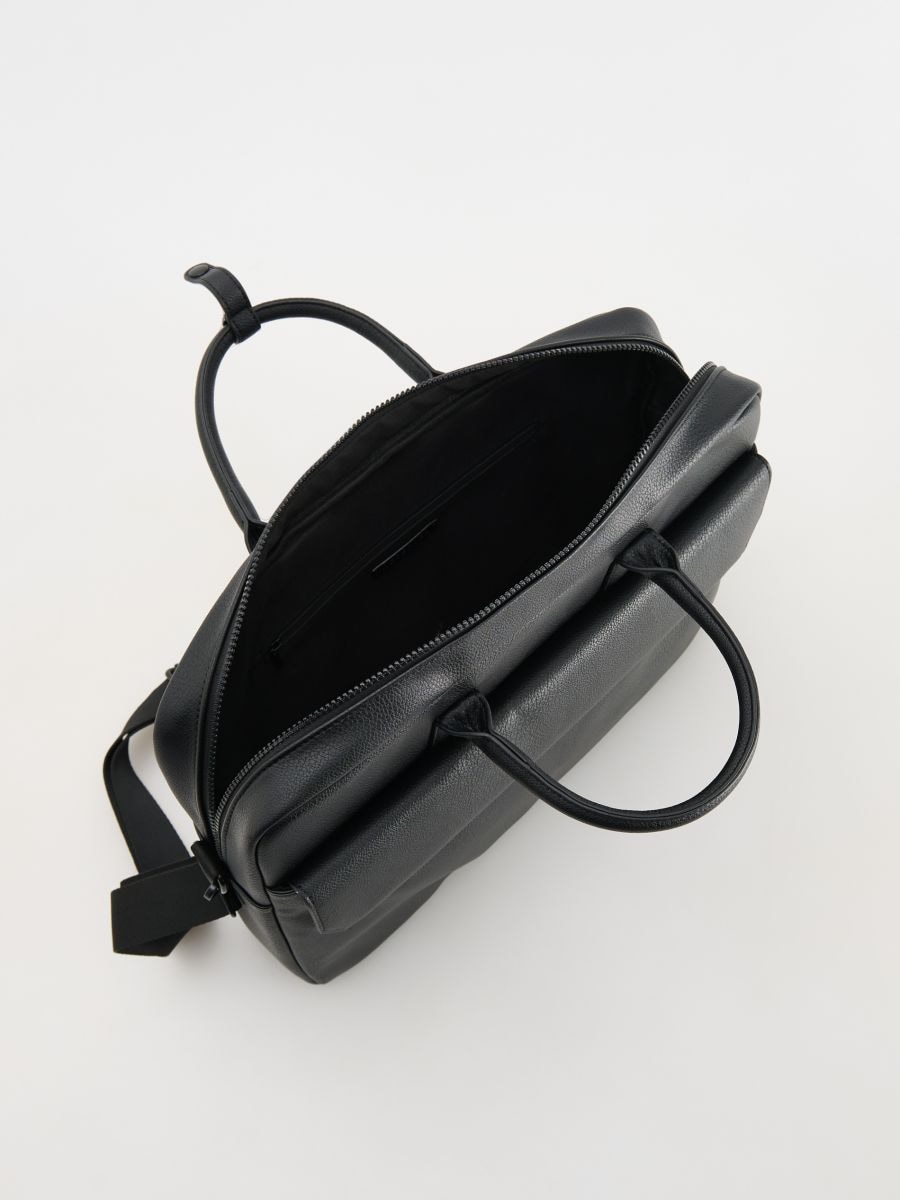Shoulder bag with handles - black - RESERVED - 3