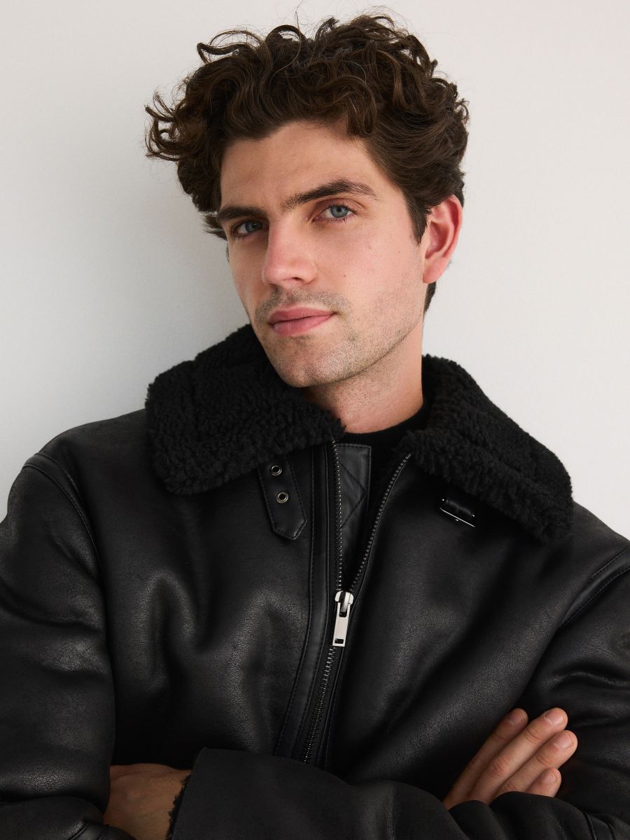 MEN`S OUTER JACKET - black - RESERVED - 2