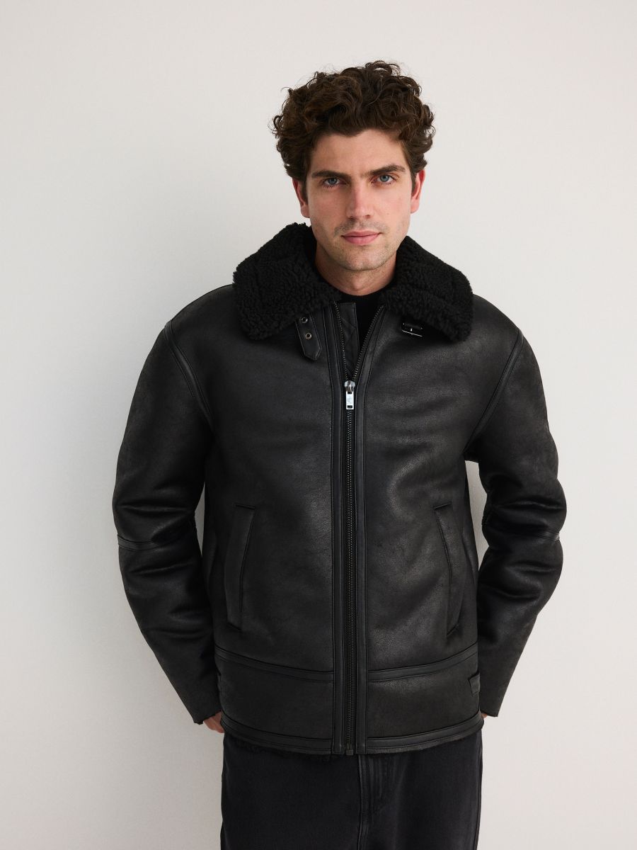 MEN`S OUTER JACKET - black - RESERVED - 3
