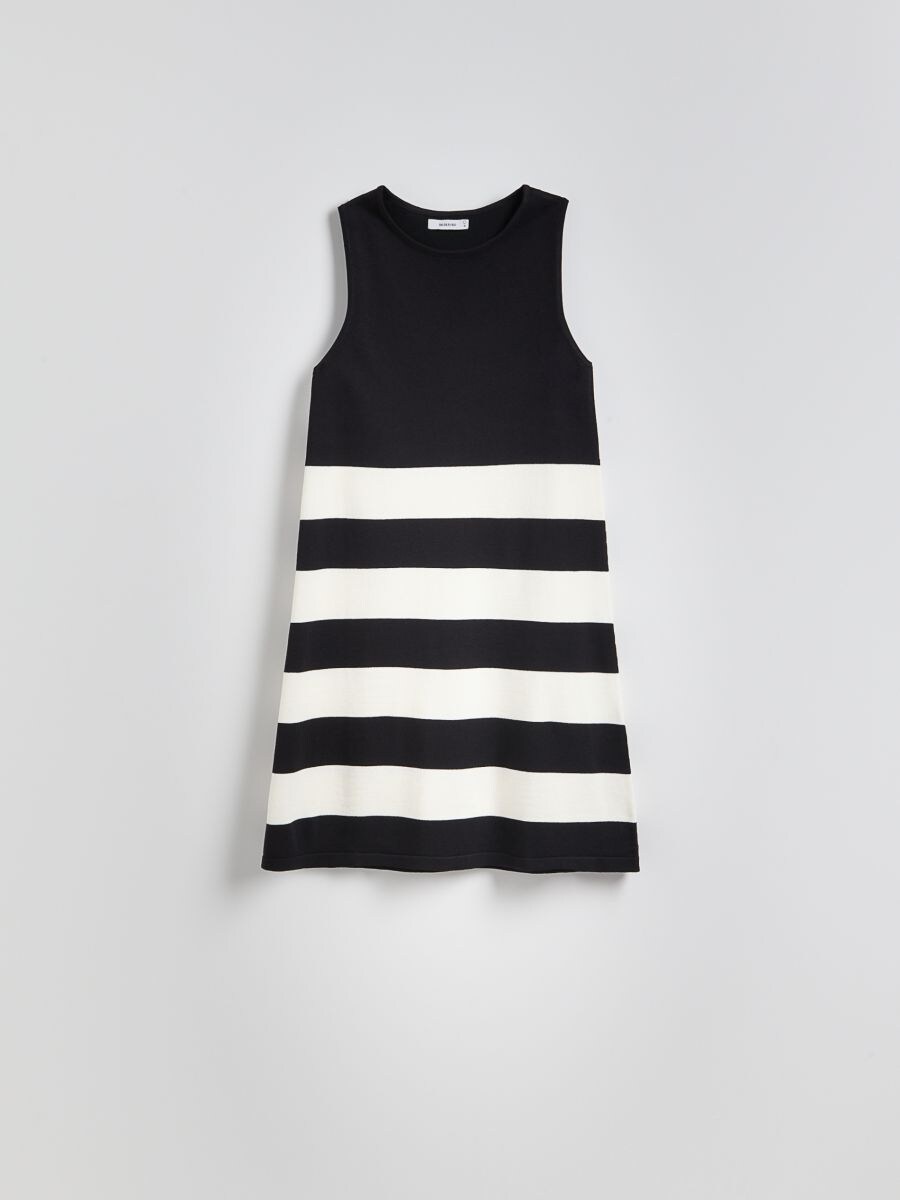 Mini vestito in misto viscosa - multicolore - RESERVED - 6