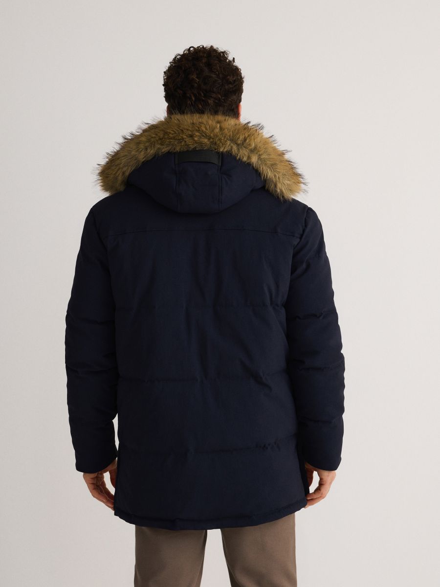 Jacket with contrasting inserts - navy - RESERVED - 5
