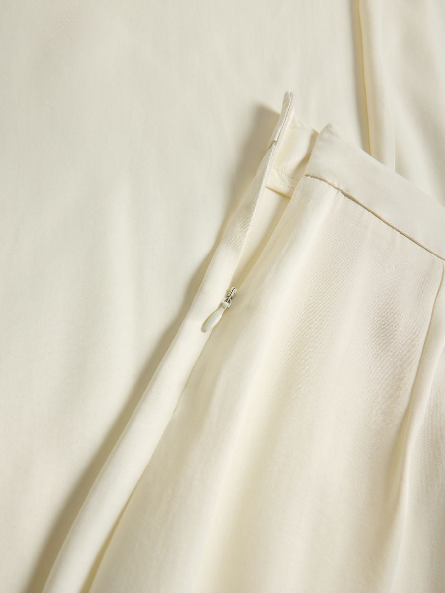 Viscose trousers - cream - RESERVED - 5