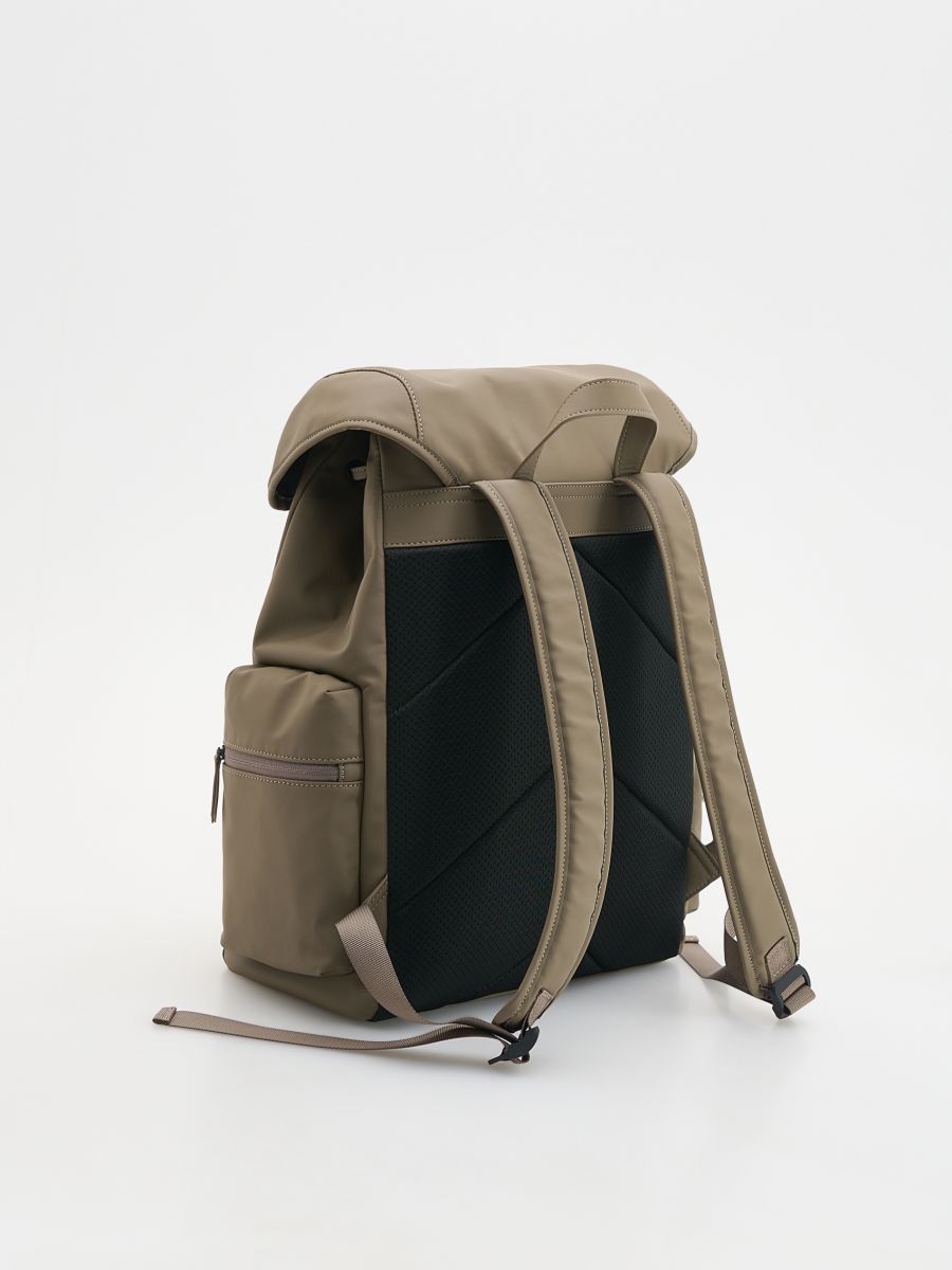 Backpack with buckles - beige - RESERVED - 2