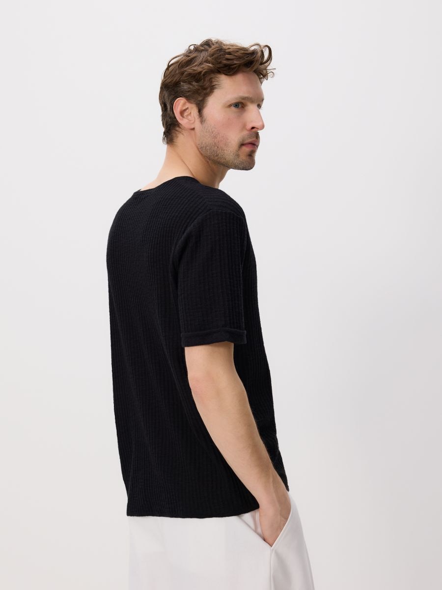 Short sleeve jumper - black - RESERVED - 3