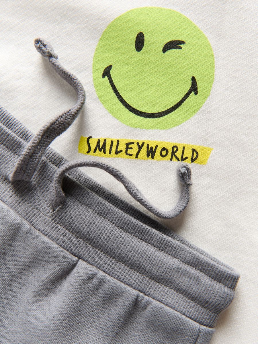 SmileyWorld® cotton set - cream - RESERVED - 4