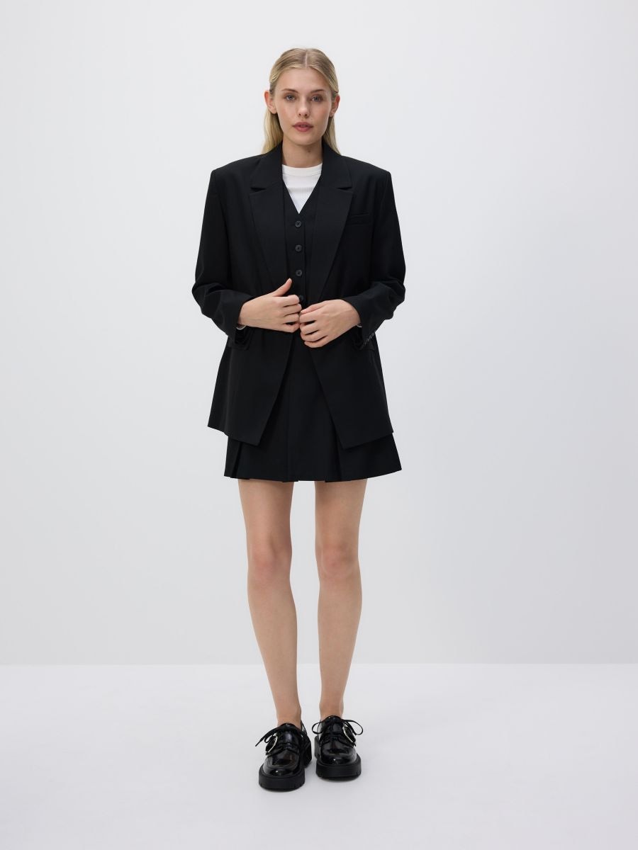 Pleated skort - black - RESERVED