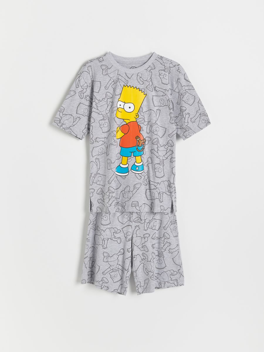 The Simpsons-pyjamassæt i to dele Farve light grey - RESERVED 4753M-09M