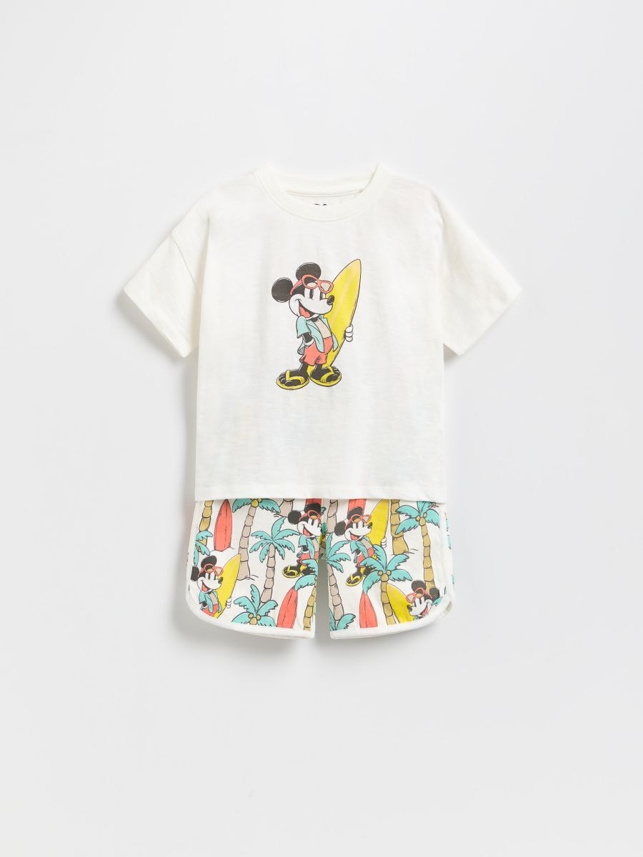 Sada Mickey Mouse - krémová - RESERVED